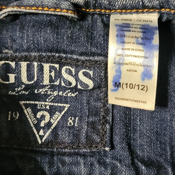 Girls GUESS Denim Jean Jacket, Size 10/12 - Picture 3 of 6